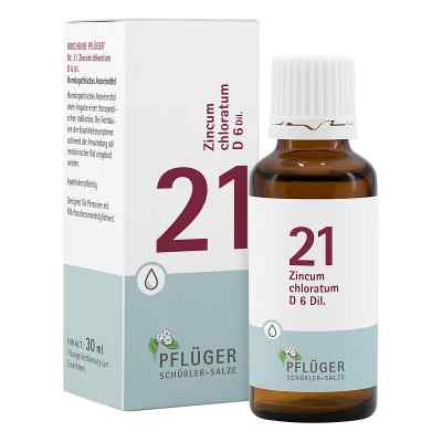 Biochemie Pflueger 21 Zincum chloratum D 6 Trop. 30 ml od Homöopathisches Laboratorium Ale PZN 09298685