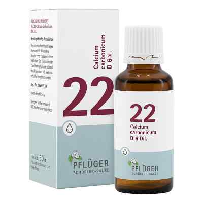 Biochemie Pflueger 22 Calcium carbon.D 6 Tropfen 30 ml od Homöopathisches Laboratorium Ale PZN 09298691