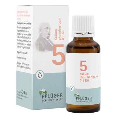 Biochemie Pflueger 5 Kalium phosph.D 6 Tropfen 30 ml od Homöopathisches Laboratorium Alexander Pflüger Gmb PZN 06324442