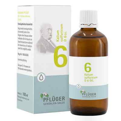 Biochemie Pflueger 6 Kalium sulfur.D 6 Tropfen 100 ml od Homöopathisches Laboratorium Ale PZN 06324502