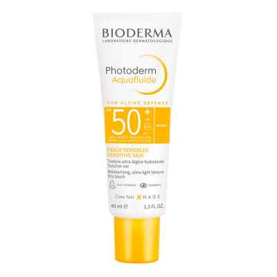Bioderma Photoderm Aquafluide SPF50+ ultralekki fluid do skóry n 40 ml od NAOS Deutschland GmbH PZN 18332760