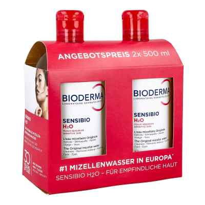 Bioderma Sensibio H2o płyn do mycia 2X500 ml od NAOS Deutschland GmbH PZN 16820389