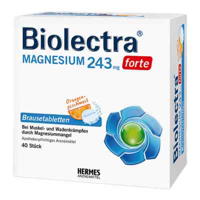 Biolectra Magnesium 243 mg forte tabletki musujące, smak pomarań 40 szt. od HERMES Arzneimittel GmbH PZN 06789307