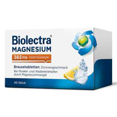 Biolectra Magnesium 365 mg fortissimum tabletki musujące 40 szt. od HERMES Arzneimittel GmbH PZN 06649552