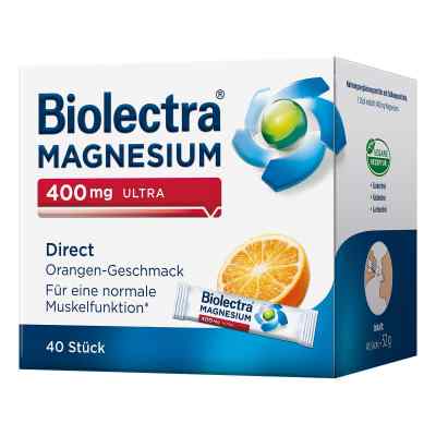 Biolectra Magnesium 400 mg ultra Direct Orange granulat 40 szt. od HERMES Arzneimittel GmbH PZN 10252180