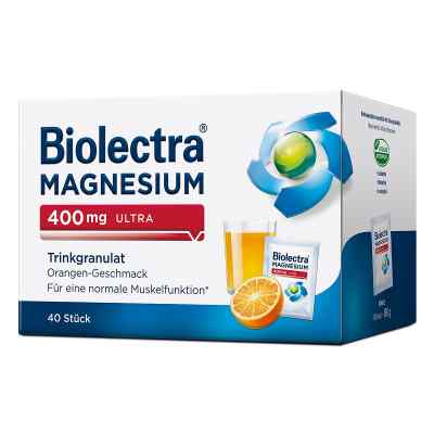 Biolectra Magnesium 400 mg ultra granulat, pomarańcza 40 szt. od HERMES Arzneimittel GmbH PZN 10914528