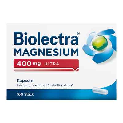 Biolectra Magnesium 400 mg ultra kapsułki 100 szt. od HERMES Arzneimittel GmbH PZN 10043648
