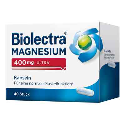 Biolectra Magnesium 400 mg ultra kapsułki 40 szt. od HERMES Arzneimittel GmbH PZN 10043631