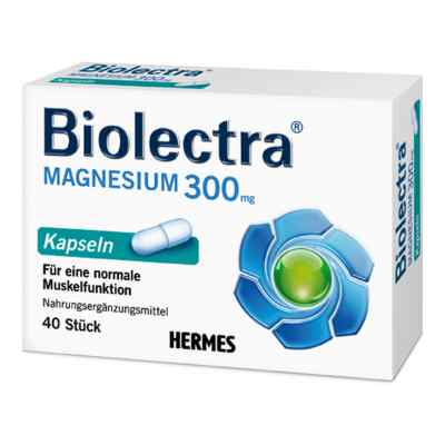 Biolectra Magnez 300mg kapsułki 40 szt. od HERMES Arzneimittel GmbH PZN 05561513