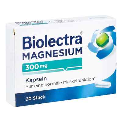 Biolectra magnez kapsułki 300 mg 20 szt. od HERMES Arzneimittel GmbH PZN 05561507