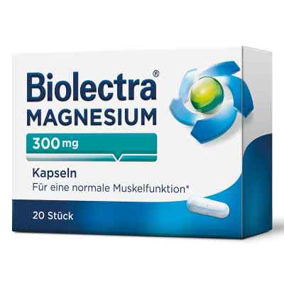 Biolectra magnez kapsułki 300 mg 20 szt. od HERMES Arzneimittel GmbH PZN 05561507