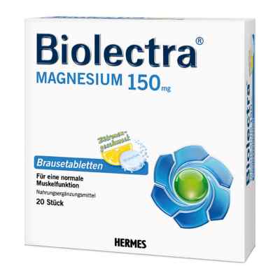 Biolectra Magnez tabletki musujące 20 szt. od HERMES Arzneimittel GmbH PZN 03154382