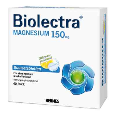 Biolectra Magnez tabletki musujące 40 szt. od HERMES Arzneimittel GmbH PZN 03154399