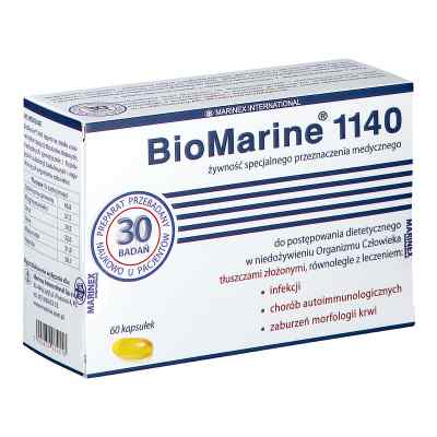 BioMarine 1140 olej z wątroby rekina 60  od SCANDINAVIAN LABORATORIES INC PZN 08301013