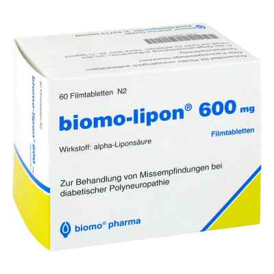 Biomo Lipon 600 Filmtabl. 60 szt. od biomo pharma GmbH PZN 06897592