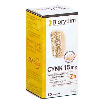 Biorythm Cynk 15 mg kapsułki 30  od  PZN 08304111