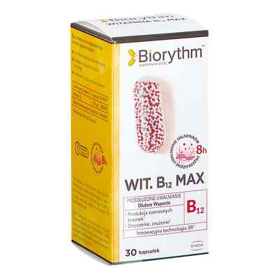 Biorythm Witamina B12 Max kapsułki 30  od  PZN 08304113