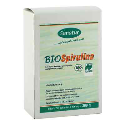 BIOSpirulina tabletki 750 szt. od SANATUR GmbH PZN 03429689