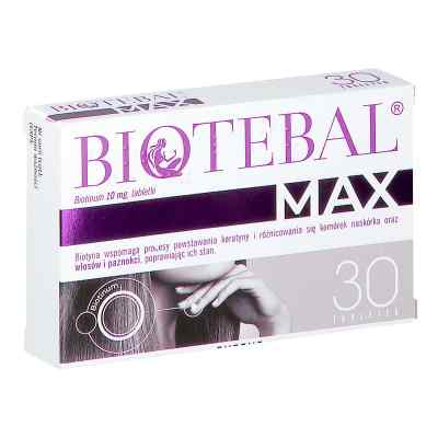 Biotebal Max tabletki 30  od ZAKŁADY FARMACEUTYCZNE POLPHARMA PZN 08301650