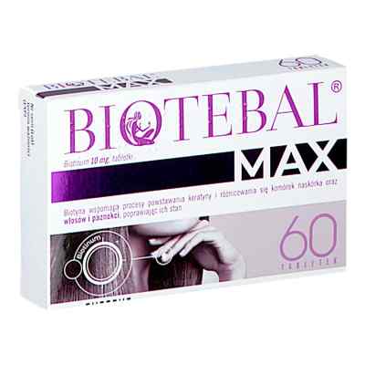 Biotebal Max tabletki 60  od ZAKŁADY FARMACEUTYCZNE POLPHARMA S.A. PZN 08303531