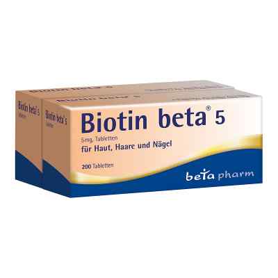Biotin Beta 5 Tabletten 200 szt. od betapharm Arzneimittel GmbH PZN 13846218