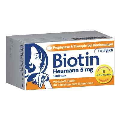 Biotin Heumann 5 mg tabletki 90 szt. od HEUMANN PHARMA GmbH & Co. Generi PZN 06458094