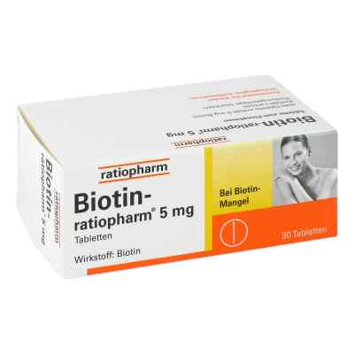 Biotin Ratiopharm 5 mg tabletki 90 szt. od ratiopharm GmbH PZN 03659722