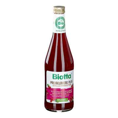 Biotta Bio Preiselbeer Plus Saft 500 ml od Biotta AG PZN 05560815
