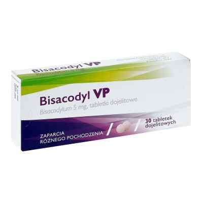 Bisacodyl VP 5mg tabletki 30  od ICN POLFA RZESZÓW S.A. PZN 08300519