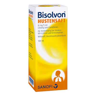 Bisolvon Hustensaft 8 mg/5 ml Syrop 100 ml od A. Nattermann & Cie GmbH PZN 07706855