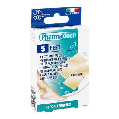 Blasenpflaster 7x3,8cm Hydrocolloid 5 szt. od Axisis GmbH PZN 07566207