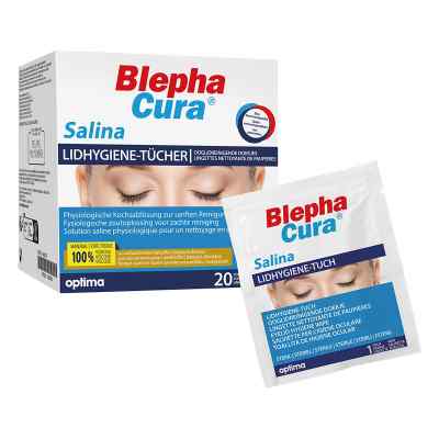 Blephacura Salina Lidhygiene-tücher 20 szt. od OPTIMA Pharmazeutische GmbH PZN 12583780