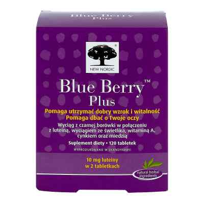 Blue Berry Plus tabletki 120  od NEW NORDIC PZN 08300091