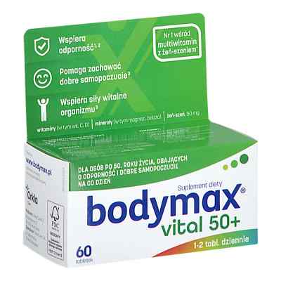 BODYMAX Vital 50+ tabletki 60  od ORKLA CARE A/S PZN 08303456