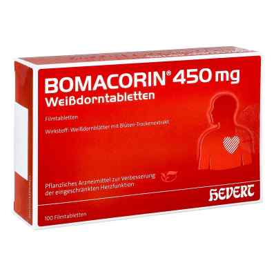 Bomacorin 450 mg Weissdorntabletten 100 szt. od Hevert-Arzneimittel GmbH & Co. K PZN 13751587
