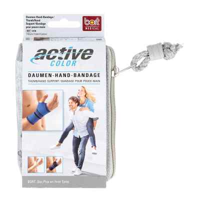 Bort Activecolor Daumen Hand Band.medium schwarz 1 szt. od Bort GmbH PZN 05873626