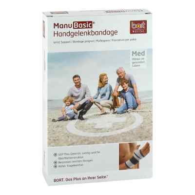 Bort Manubasic Bandage links large schwarz
