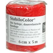 Bort Stabilocolor Binde 6cm rot