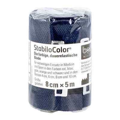 Bort Stabilocolor Binde 8cm blau