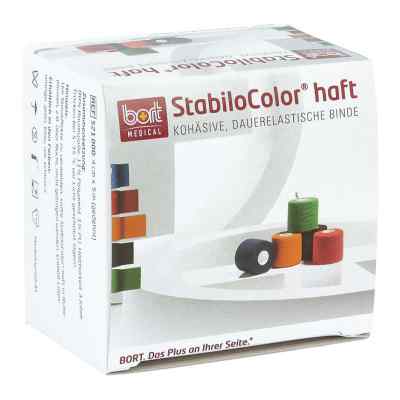 Bort Stabilocolor haft Binde 4cm schwarz