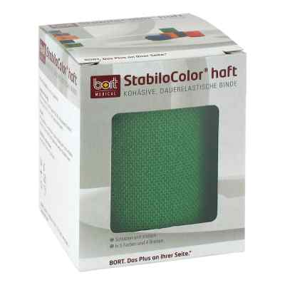 Bort Stabilocolor haft Binde 8cm gruen