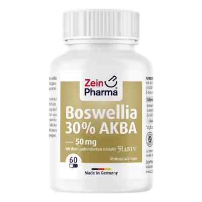 Boswellia 30% Akba Zeinpharma Kapseln 60 szt. od ZeinPharma Germany GmbH PZN 19182050
