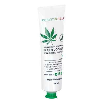 Botanic Help Krem do stóp i pękających pięt z olejem konopnym
