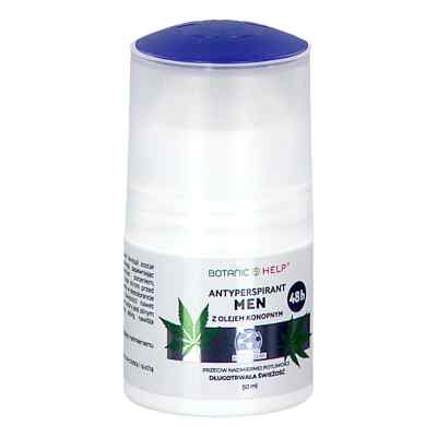 Botanic Help Men antyperspirant z olejem konopnym