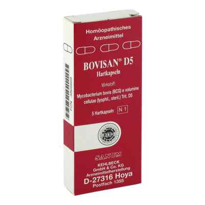 Bovisan D 5 Kapseln 5 szt. od SANUM-KEHLBECK GmbH & Co. KG PZN 04868669