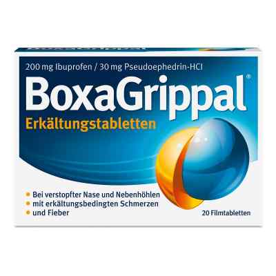 Boxagrippal 200 mg/30 mg tabletki powlekane 20 szt. od Angelini Pharma Deutschland GmbH PZN 12460451