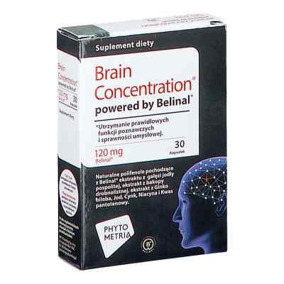 Brain Concentration powered by Belinal kapsułki 30 od PZN 08304200