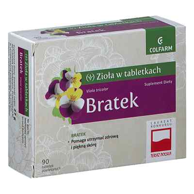 Bratek tabletki powlekane Colfarm 90  od ZAKŁADY FARM. COLFARM PZN 08304679