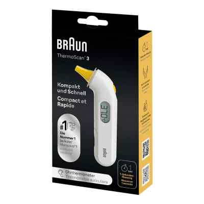 Braun Thermoscan 3 Infrarot-ohrthermometer 1 szt. od KAZ Europe SA PZN 11562646