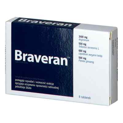 Braveran tabletki 8 tabl. od AFLOFARM FARMACJA POLSKA SP. Z O.O. PZN 08300546
